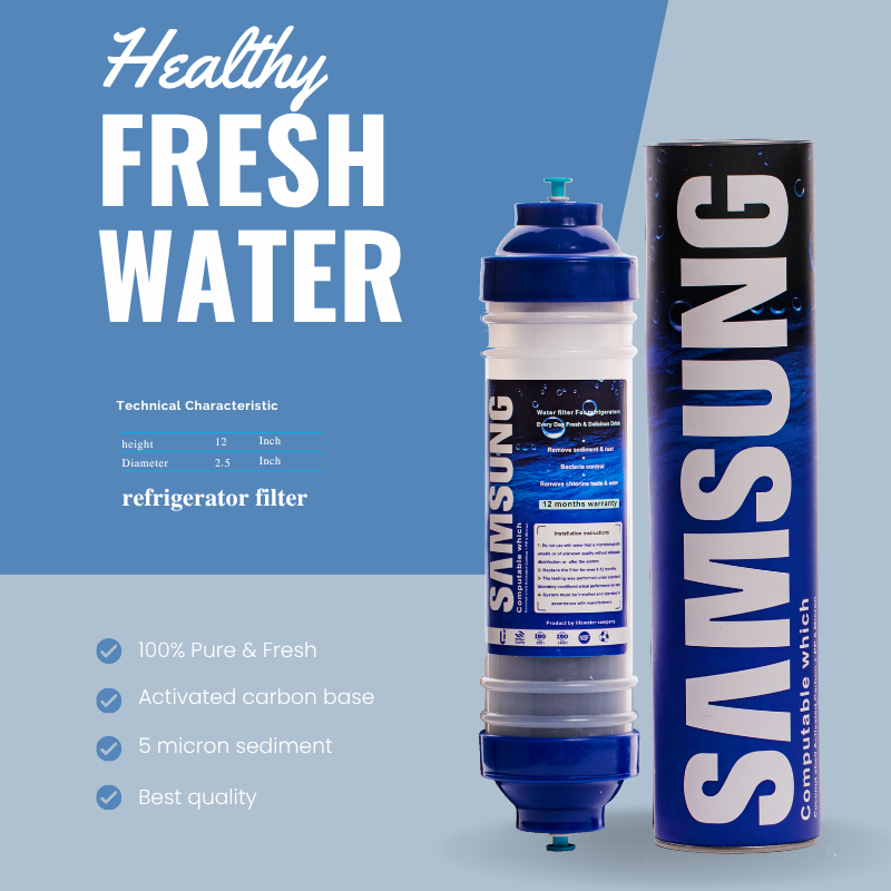 فیلتر پشت یخچال سامسونگ دو منظوره (لایف واتر)فیتینگ | تولید کننده دستگاه تصفیه آب 5